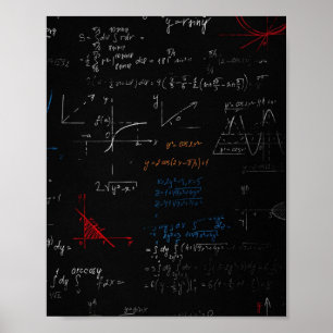 Póster Poster de matemáticas