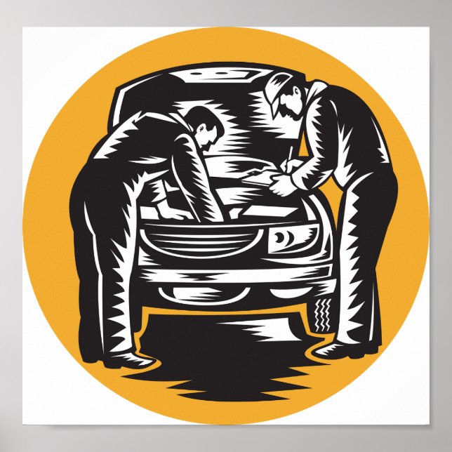 Póster Poster de mecánica (Frente)