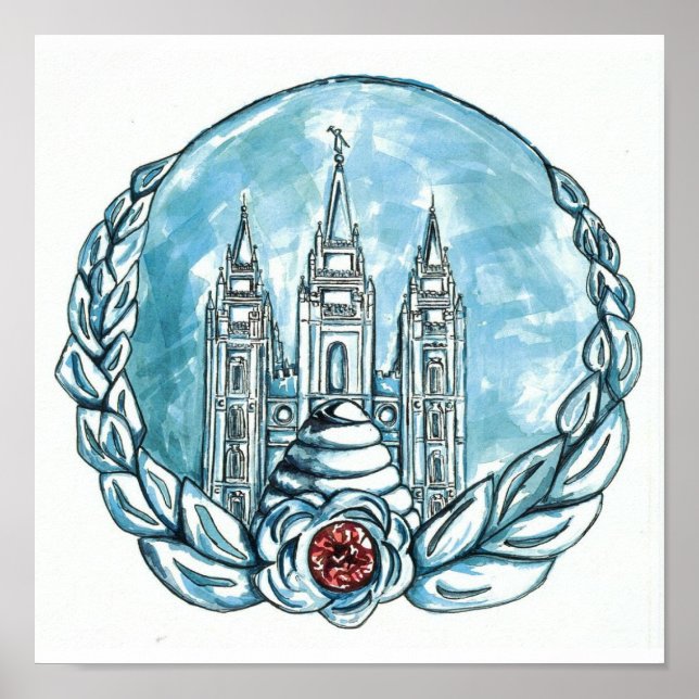 Póster poster de medallón de mujeres jóvenes nuevas (Frente)