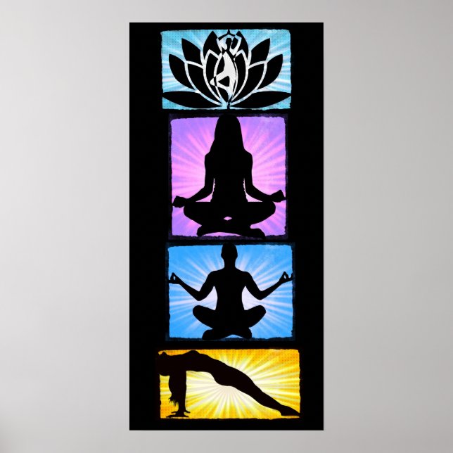 Póster Poster de Meditación de Yoga Ohm (Frente)