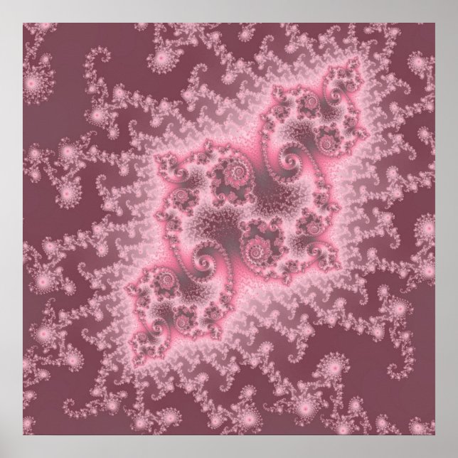 Póster Poster de medusas rosadas (Frente)