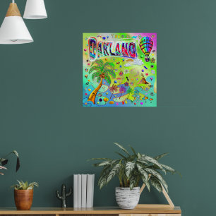 Póster Poster de melodía eterna de Oakland