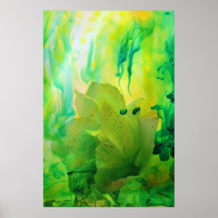 Póster poster de mezcla acuática