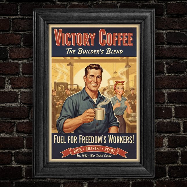 Póster Poster de mezcla de Coffee Builder de Victoria Vin (Subido por el creador)