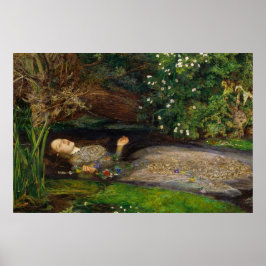 Póster Poster de Millais Ophelia CC008