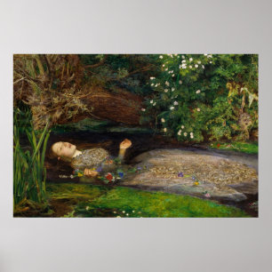 Póster Poster de Millais Ophelia CC008