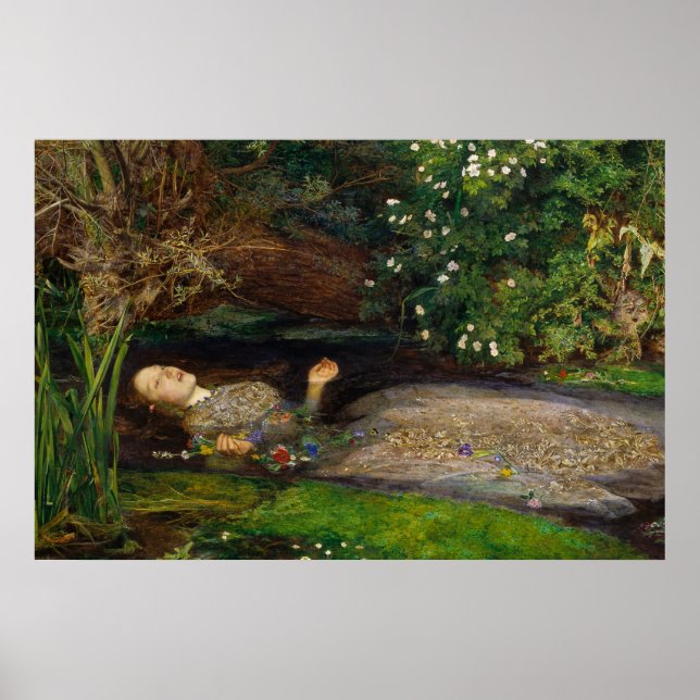 Póster Poster de Millais Ophelia CC008 (Frente)