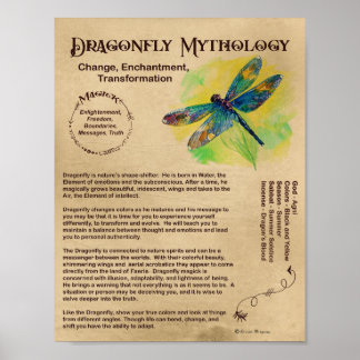 Póster Poster DE MITOLOGÍA DE DRAGONFLY