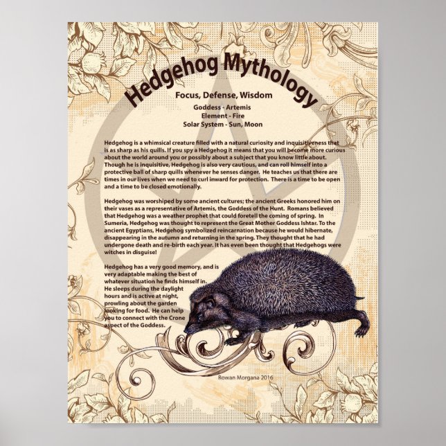 Póster Poster DE MITOLOGÍA DE HEDGEHOG (Frente)