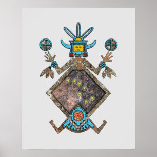 Póster Poster de mitología de Navajo