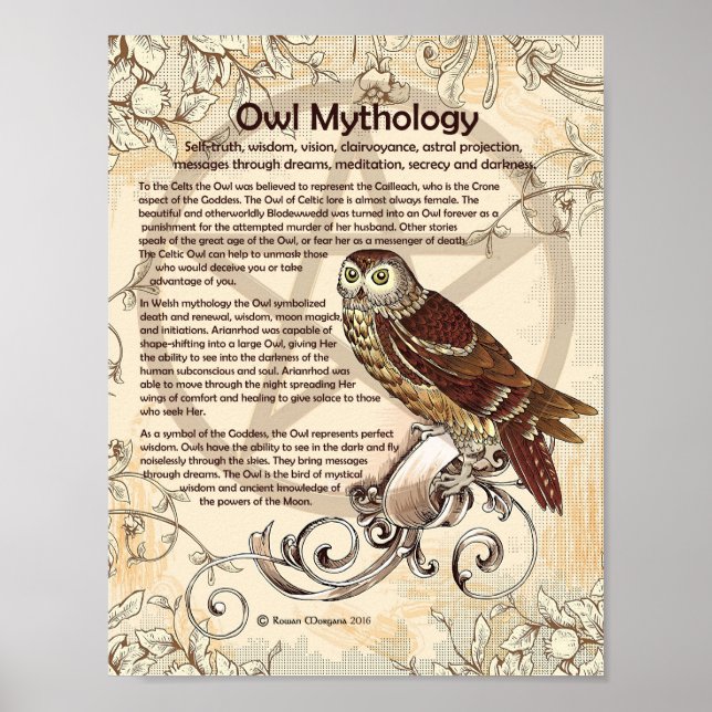 Póster Poster DE MITOLOGÍA DE OWL (Frente)