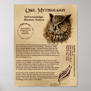 Póster Poster DE MITOLOGÍA DE OWL