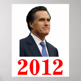 Póster Poster de Mitt Romney 2012
