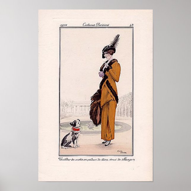 Póster Poster de moda Art Deco (Frente)