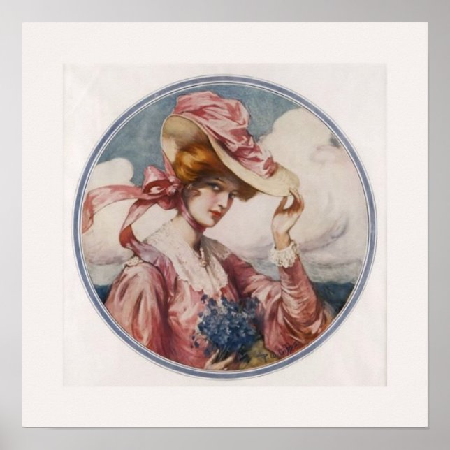 Póster Poster de moda de época (Frente)