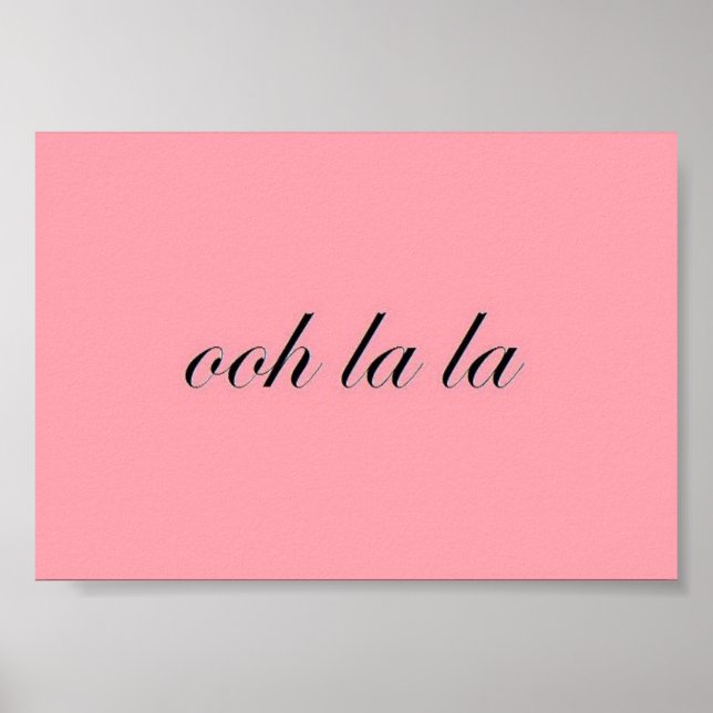 Póster Poster de Moda de Francia (Frente)