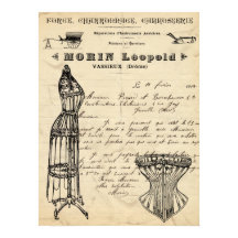 Poster de moda francés vintage