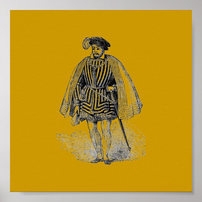 Póster Poster de moda isabelino (Frente)