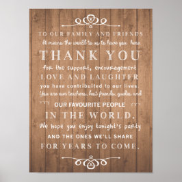 Póster Poster de moda rusa - gracias boda