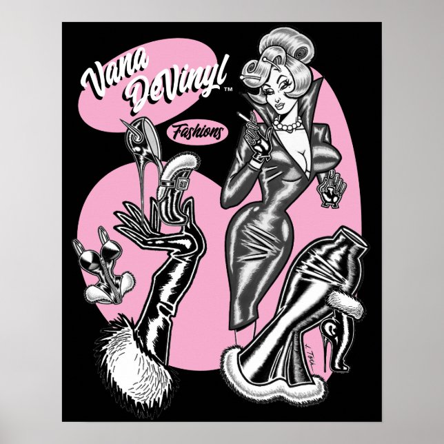 Póster Poster de moda Vana DeVinyl™ (Frente)