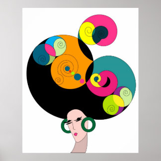 Póster poster de moda vintage