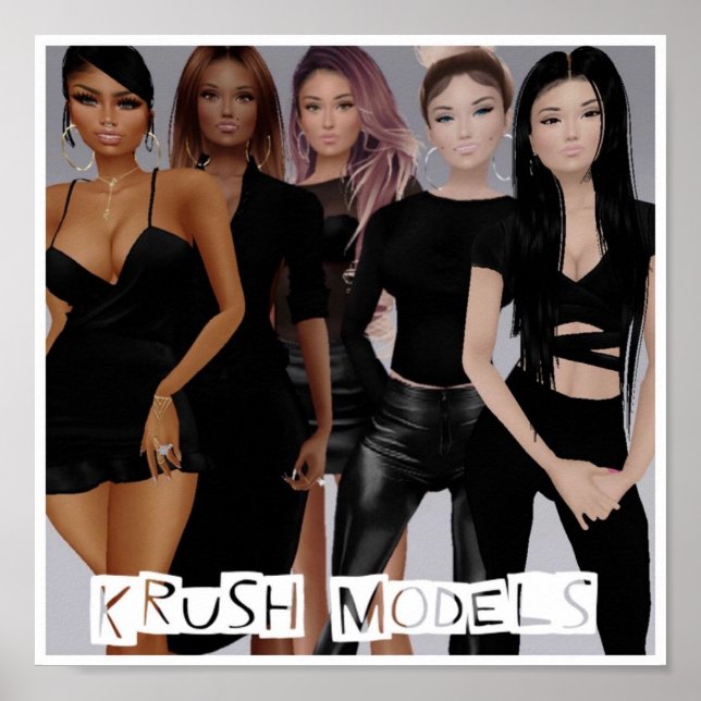 Póster Poster de modelos Krush 1 (Frente)