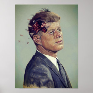 Póster Poster de momento fatal de JFK