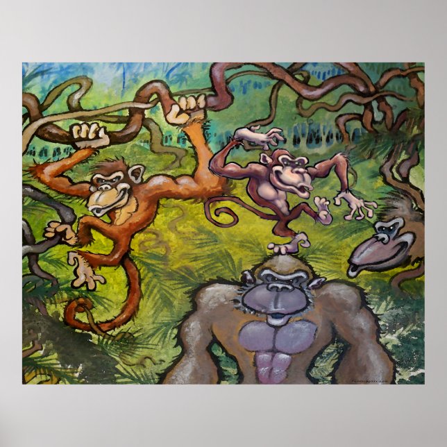 Póster Poster de mono (Frente)