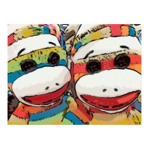 Poster de mono de sock