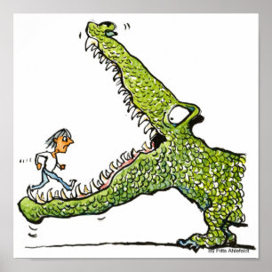 Póster Poster de Monstruo Verde