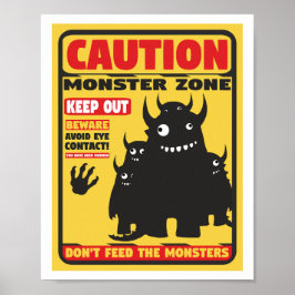 Póster Poster de monstruos