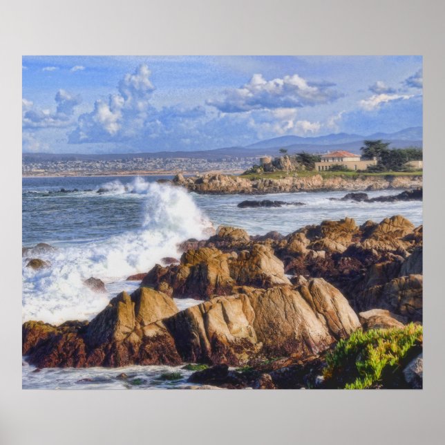 Póster Poster de Monterey California Scenic Coast (Frente)