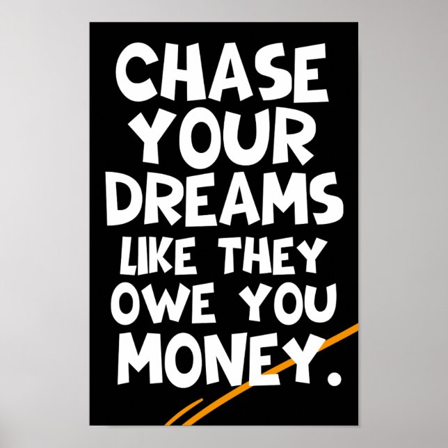 Póster Poster de motivación (Frente)