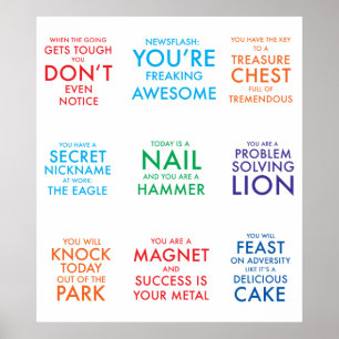 Póster Poster de motivación