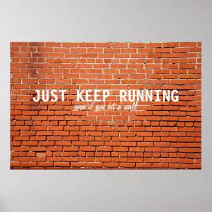 Póster Poster de motivación corriente