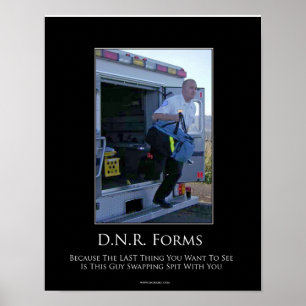 Póster Poster de motivación de DNR