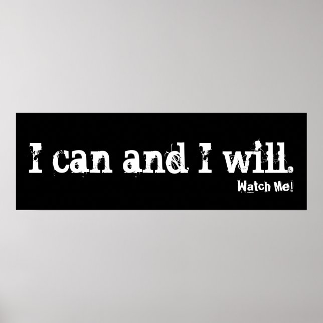 Póster Poster de motivación de entrenamiento (Frente)