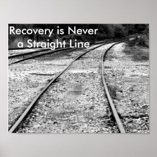 Póster Poster de motivación de la recuperación