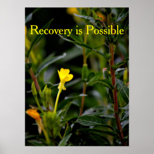 Póster Poster de motivación de la recuperación