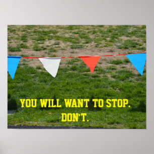 Póster Poster de motivación de los deportes