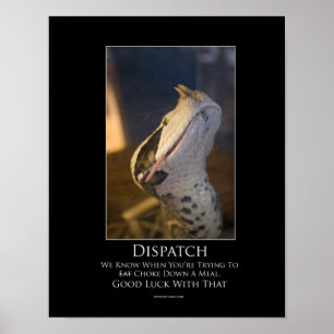 Póster Poster de motivación del envío