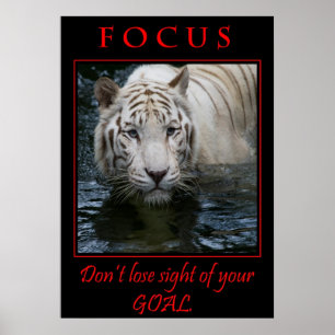 Póster Poster de motivación del foco