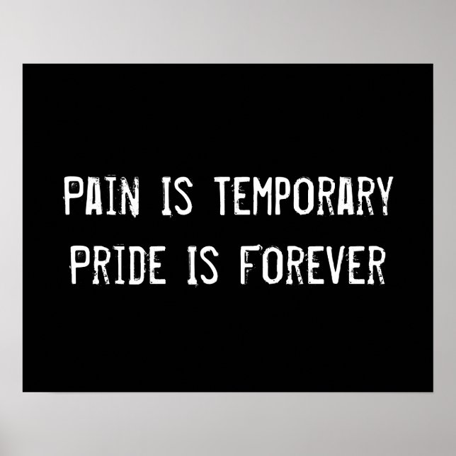 Póster Poster de motivación deportiva (Frente)