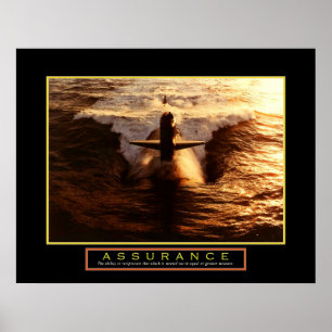 Póster Poster de motivación - "garantía" - 22" x28 "