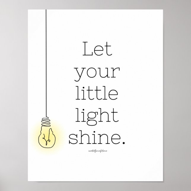 Póster Poster de motivación inspiradora en aula (Frente)