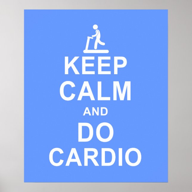 Póster Poster de Motivación para mantener la calma y hace (Frente)