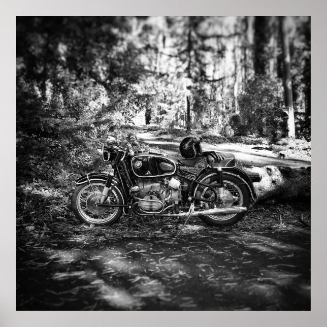 Póster Poster de motocicleta BMW (Frente)