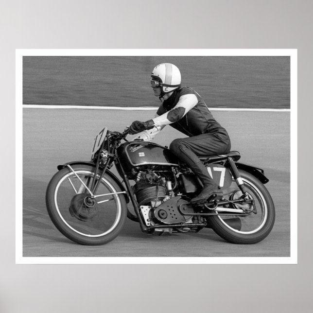 Póster poster de motocicleta vintage DE 14.94 (Frente)