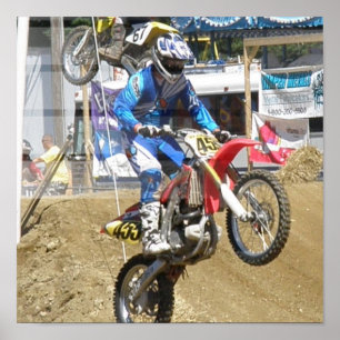Póster Poster de Motocross Race
