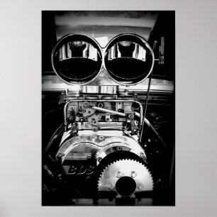 Póster Poster de motor de soplo